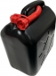 Benzinkanister Kunststoff 20l schwarz Benzin Diesel mit UN-Zulassung