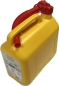 Benzinkanister Kunststoff 5l Gelb UN-Zulassung